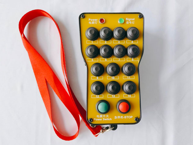 金屬按鍵14路開關(guān)量工業(yè)遙控器